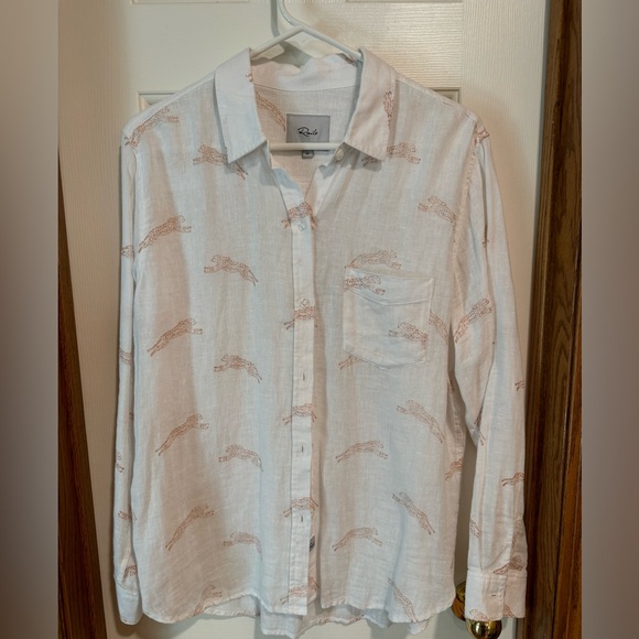 Rails Charli golden cheetah shirt - Picture 8 of 9